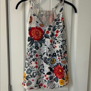 LOFT Floral Camisole - Red, Yellow, Blue